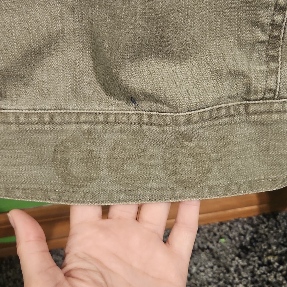 Patch Denim Jacket Leopard Print - Picture 7 of 9